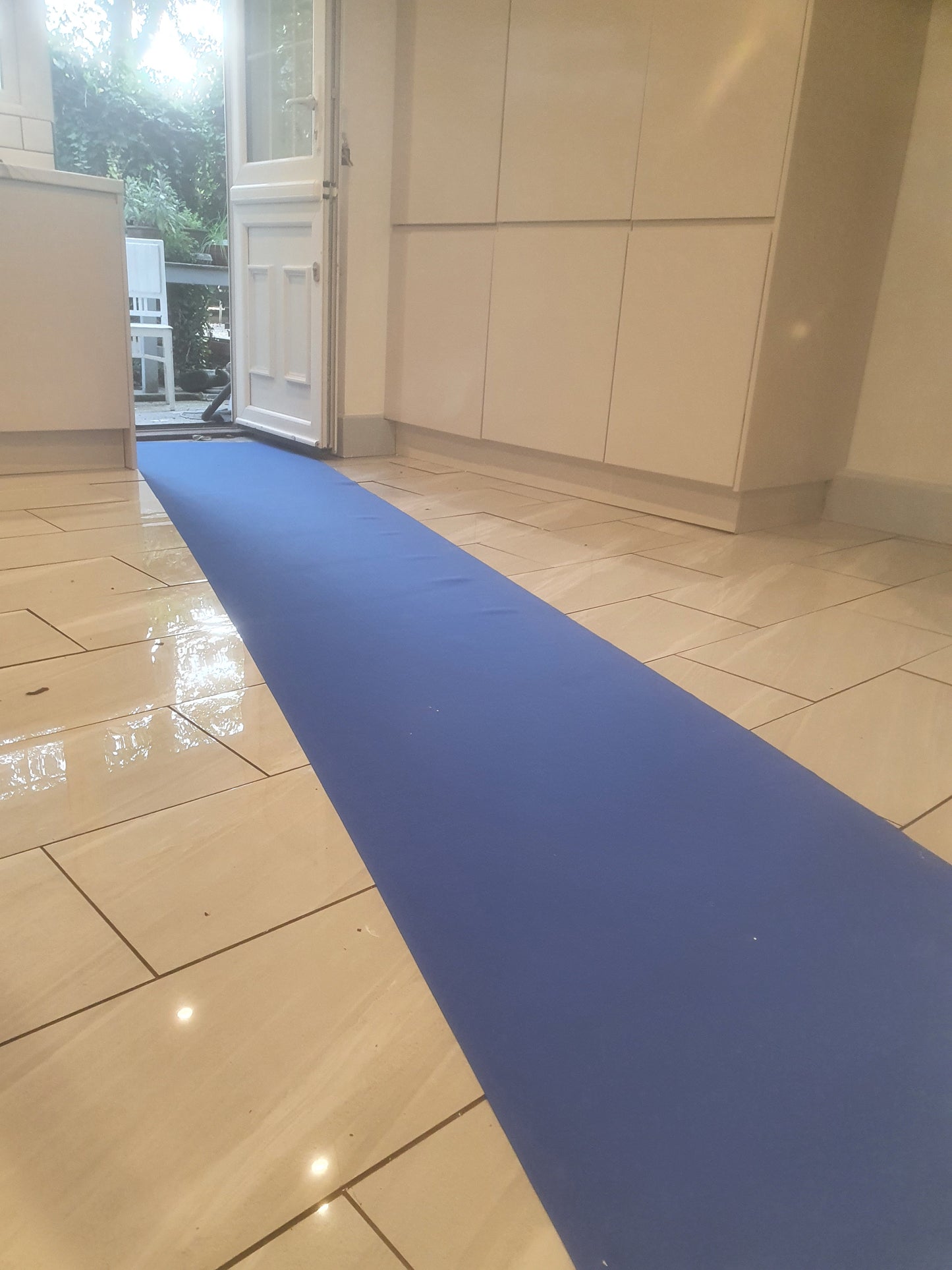 Neoprene rubber waterproof floor protection runner removals DIY black Dusty boys