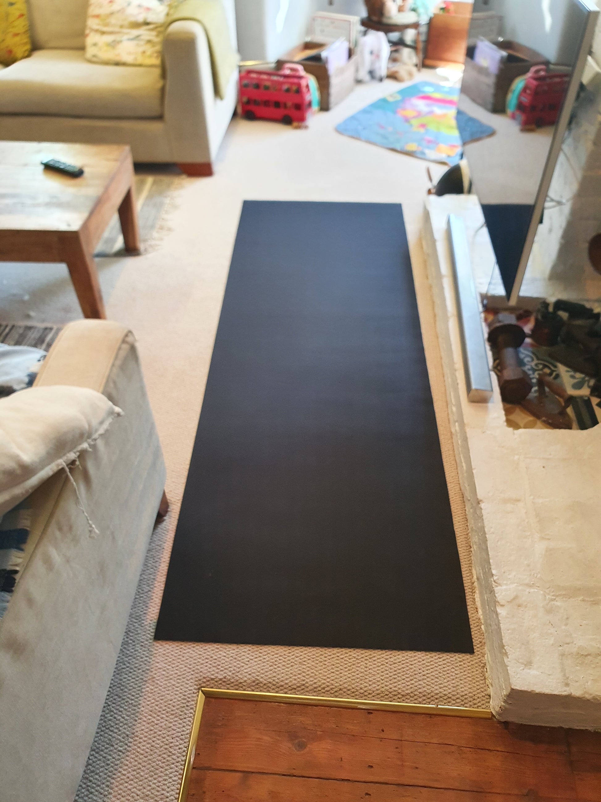 2 meter blackNeoprene floor runners are the perfect solution to high traffic areas where protection is needed from foot traffic, water and dirt. neoprene floor runners can be used on all types of flooring from carpet, tiles, wood and stone. Neoprene floor runners are waterproof and can be cut from 1m to 30m. Neoprene floor runners are waterproof but also wick moisture from shoes to stop it transferring into the property. they can be hung and dried over night ready for repeat usage. 